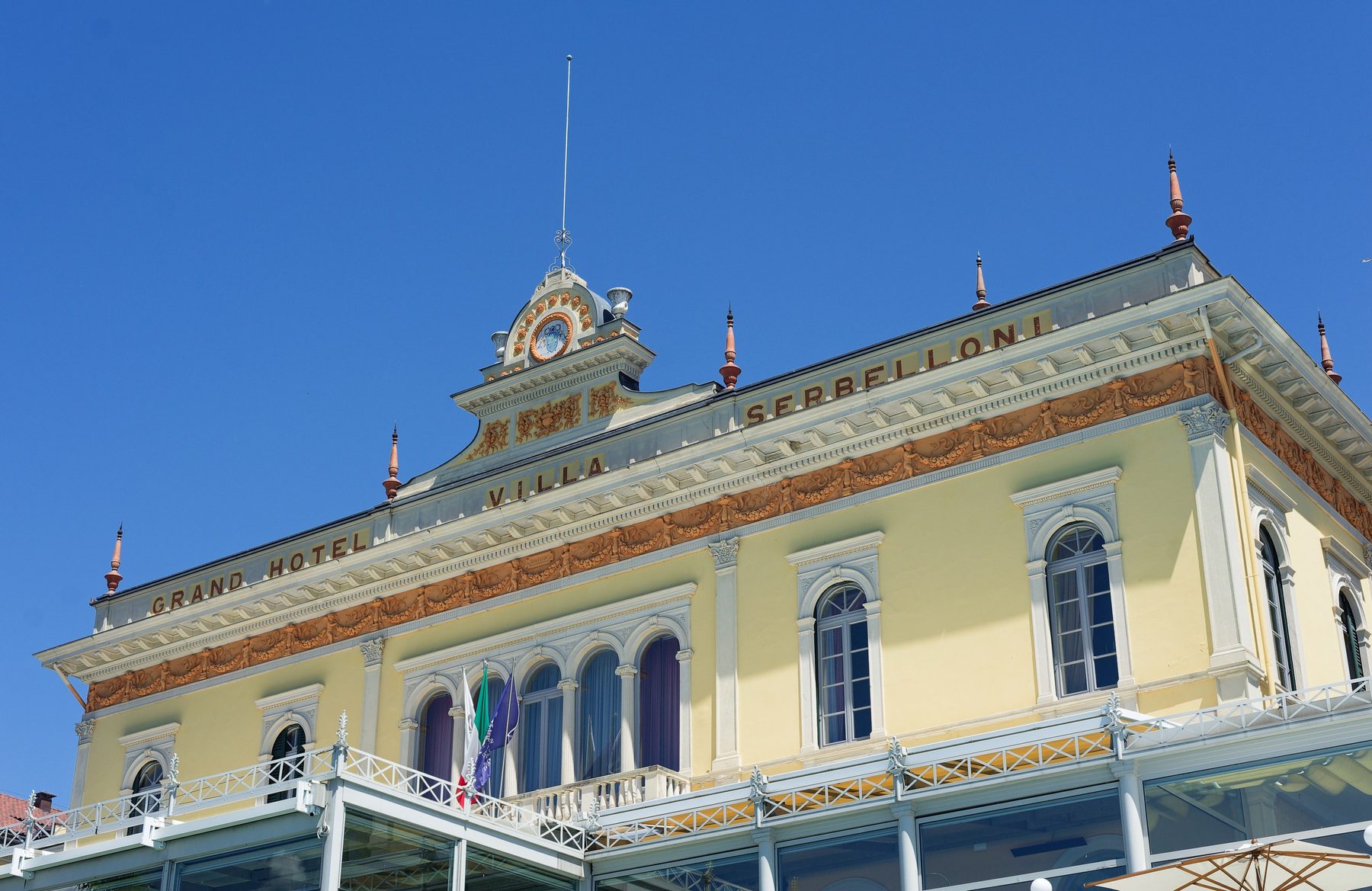 The Grand Hotel Villa Serbelloni at Bellagio, on Lake Como